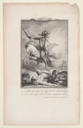 Chant 22, Strophe 86, de Orlando Furioso, 1772