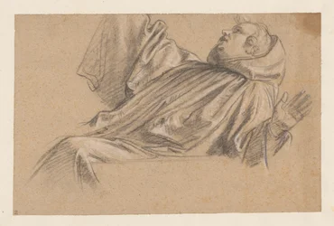 Étude pour le moine Placidus sauvé de l