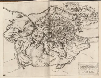 Carte topographique de la Rome antique