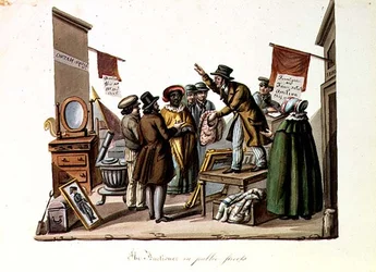 Le commissaire-priseur dans les rues publiques