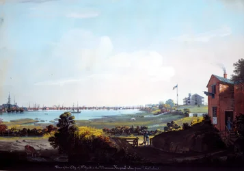 Vue de la ville de New York et de l