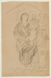 Copie de la Vierge couronnée avec l