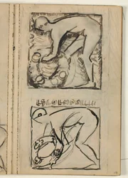 Esquisse pour la tombe de Poul S. Christiansen