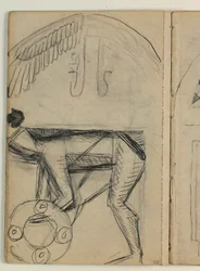 Esquisse pour la tombe de Poul S. Christiansen
