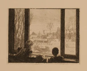 Les enfants à la fenêtre