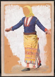 Dansende kvinde. Megara