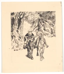 La chevauchée de Gane et Blancandrin