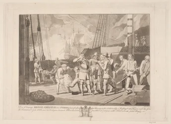 Christian IV dans la bataille navale de Femern, 1644