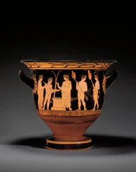 Cratère en cloche à figures rouges attique, c.420-400 av. J.-C.