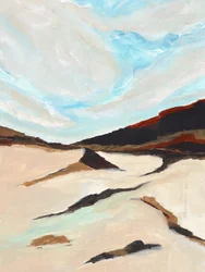 Paysage désertique abstrait