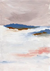 Horizon pastel apaisant