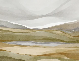 Paysage abstrait aux tons terreux