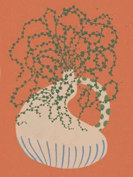 Plante retombante verte
