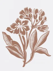 Illustration florale rustique