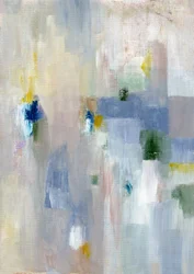 Abstrait bleu et jaune délicat