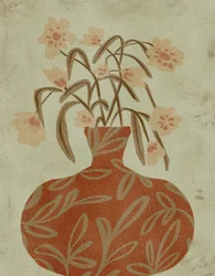 Vase en terre cuite « Blossoms »