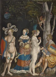 Le Jugement de Paris, 1517-18