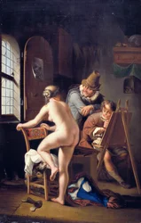 le peintre et son modèle