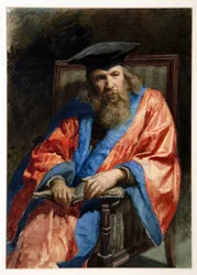 Portrait de Dmitri Mendeleev en habit de l