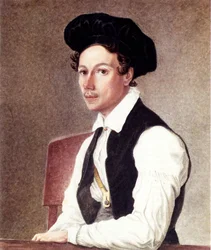 Portrait du décembriste Mikhaïl Alexandrovitch Bestoujev 1800-1871, 1837-1839