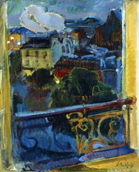 Paris, Montparnasse la nuit, c.1905