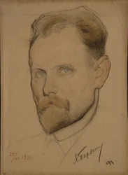 Portrait de Jan Berzin 1889-1938, 1921