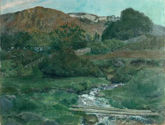 Nuit claire de juin à Jolster, vers 1907