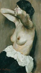 Demi-nu féminin