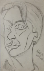 Poète Vladimir Maïakovski 1893-1930, 1913