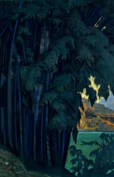N.K. Roerich, Ashram, Ceylan