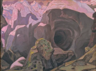 Rondane. Décor de scène pour la pièce de théâtre Peer Gynt de H. Ibsen, 1911