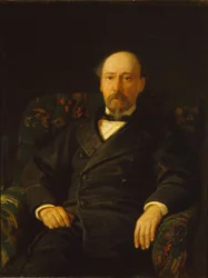 Portrait du poète Nikolaï Nekrassov 1821-1877, 1872