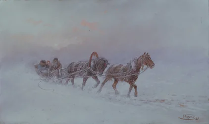 Tempête de neige, 1901