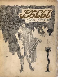 Couverture de la revue symboliste Vesy La Balance