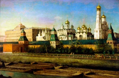 Vue du Kremlin de Moscou