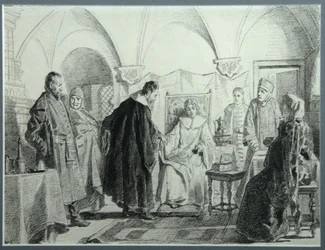 Maria Ivanovna Khlopova, la fiancée du Tsar Michail Fyodorovich, 1884