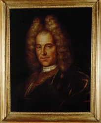 Compositeur Johann Joseph Fux, peint ... (peinture sur toile)