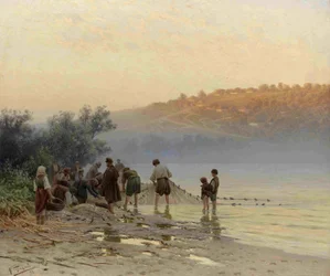 Pêcheur sur le Dnepr, 1898