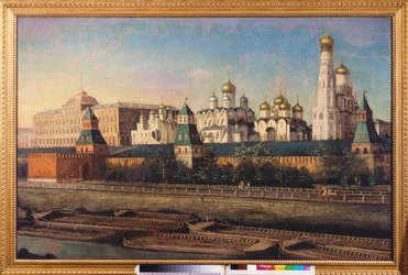 Vue du Kremlin de Moscou