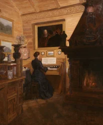 Femme au clavecin