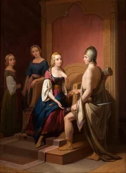 Heimdall rend le Brisingamen à Freya, 1846