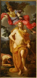 Apollon couronné par Minerve ...