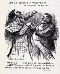 Altercation entre Jean Jaurès et Jules Guesde (congrès socialiste d