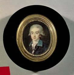 Portrait miniature du comte Hans Axel von Fersen (1755-1810)