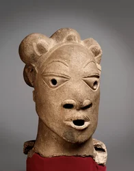 Tête provenant de Rafin Kura, Nigeria, 500 av. J.-C. - 200 apr. J.-C. (terre cuite)