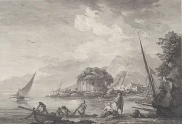 Vue des Ruines du Temple de Vénus sur l