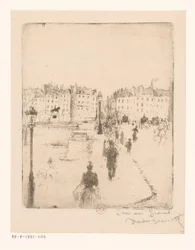 Vue du Pont Neuf à Paris