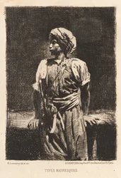 Types mauresques, 1875.