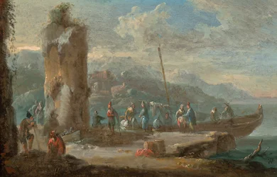 Scène portuaire méridionale