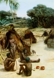 Un village dans les Nouvelles-Hébrides, 1908